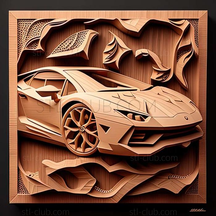 3D модель Lamborghini Estoque (STL)